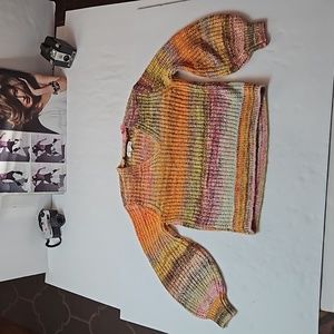 Lou&Grey multicolored cropped knit sweater